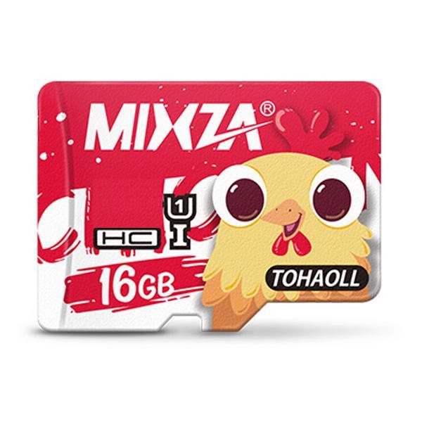 shopping צילום ומצלמות Mixza Year of the Rooster Limited Edition U1 16GB TF Micro Memory Card