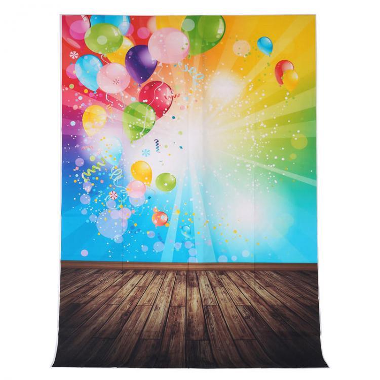 shopping צילום ומצלמות 1.5x2.1M 5x7FT Balloon Pattern Vinyl Studio Photo Photography Background Backdrop