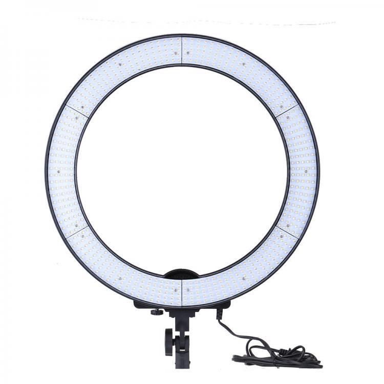 shopping צילום ומצלמות LA-650D Photo Studio Ring Light LED Lamp Photographic Lighting 40W 5500K with 600LED Lights