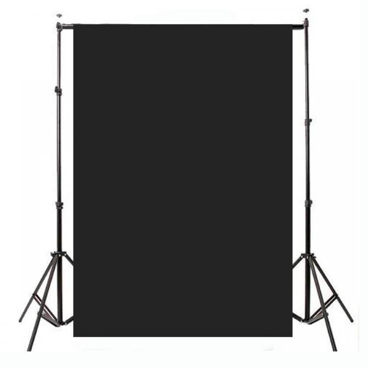 shopping צילום ומצלמות 2.1x1.5m 5x7ft Plain Black Thin Vinyl Studio Backdrop Photography Prop Photo Background