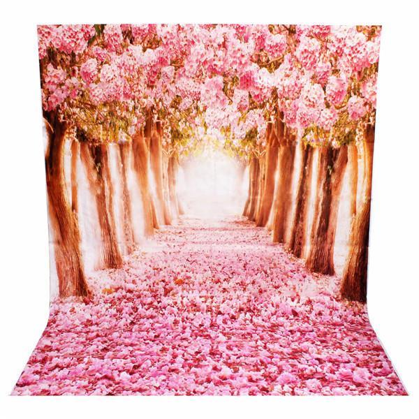 shopping צילום ומצלמות 2 x 1.5m Beautiful Flower Street Studio Vinyl Photography Backdrop Photo Background