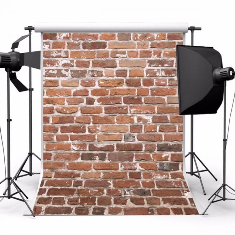 shopping צילום ומצלמות 1.5x2.1m Photography Vinyl Background Worn Red Brick Wall Studio Backdrop