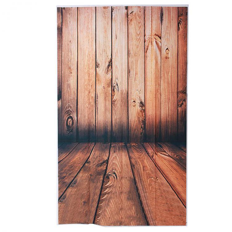 shopping צילום ומצלמות 3x5FT Vinyl Wood Wall Floor Photography Backdrop Background Studio Prop