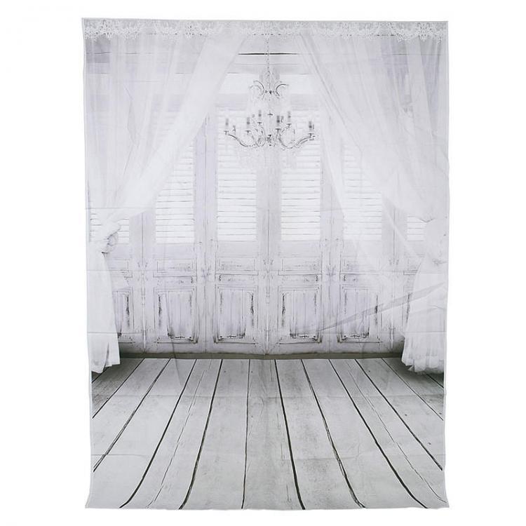 shopping צילום ומצלמות 5X7ft Wood Grain Wall Floor Window Photography Backdrop Background Studio Props