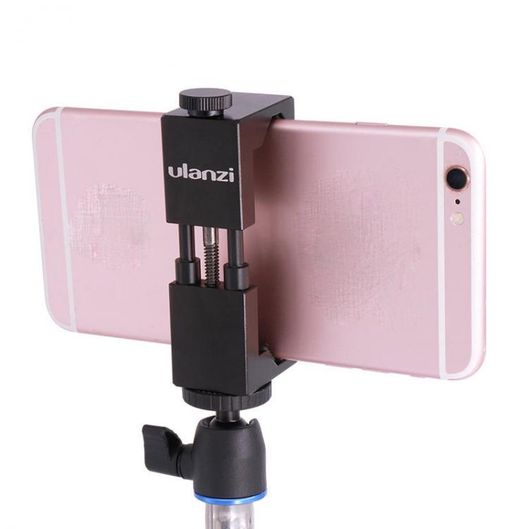 shopping צילום ומצלמות Ulanzi Universal Aluminum Metal Smartphone Tripod Mount Adapter Holder Clip