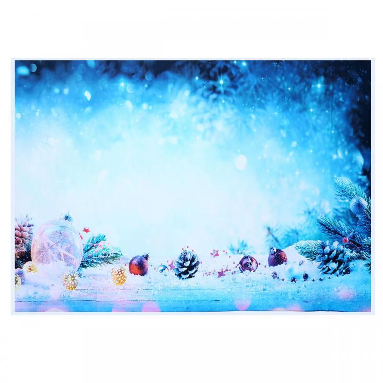 shopping צילום ומצלמות 5x3FT 7x5FT Dream Snow Blue Scene Photography Backdrop Background Studio Prop