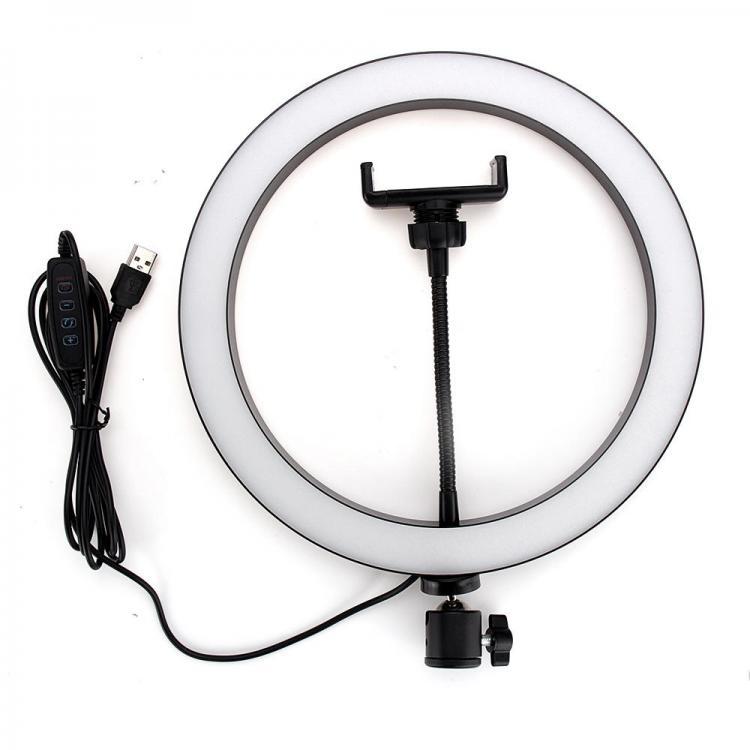 shopping צילום ומצלמות Yingnuost 26CM 3500-5500k Video Ring Light for Tik Tok Youtube Live Streaming
