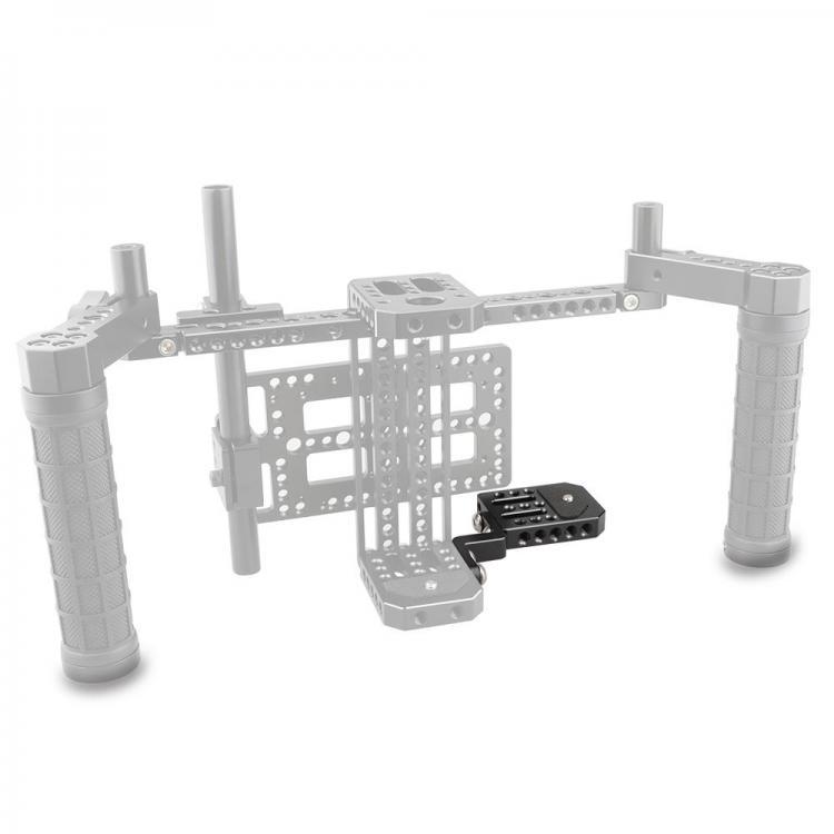 shopping צילום ומצלמות KEMO C1851 Aluminum Alloy Extension Cheese Plate for Camera Stabilizer Cage