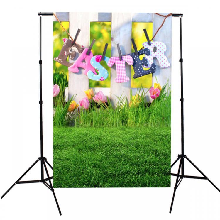 shopping צילום ומצלמות 3x5FT Eater Grasses Flower Photoraphy Backdrop Background Studio Prop
