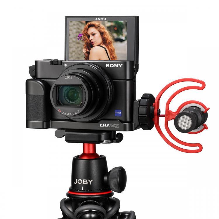 shopping צילום ומצלמות UURig R017 Quick Release L Plate Cold Shoe Mount Hand Grip for Sony RX100 VII Camera Vlogging