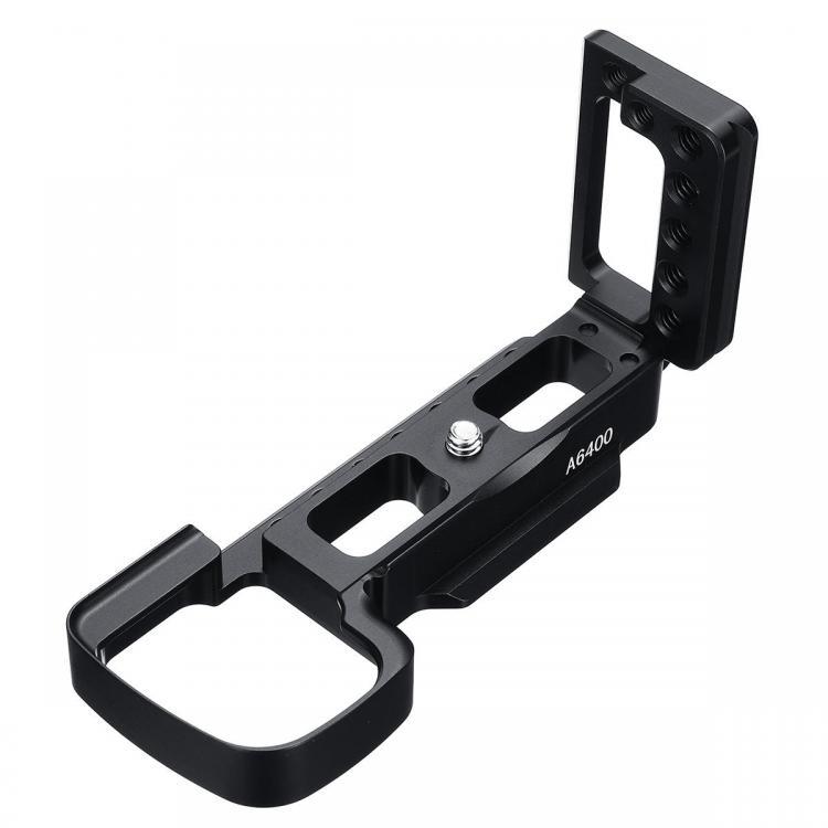 shopping צילום ומצלמות Aluminum Quick Release L Plate/Bracket Holder hand Grip For Sony A6400 Camera