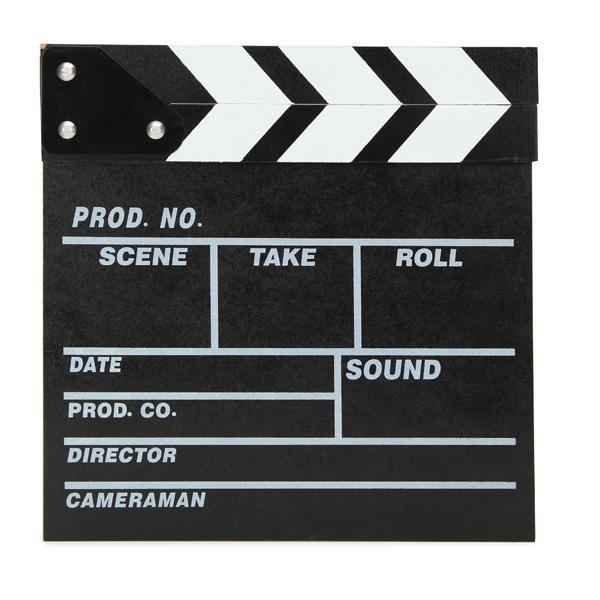 shopping צילום ומצלמות Director Video Scene Movie Clapperboard TV Movie Slate Film Cut Prop