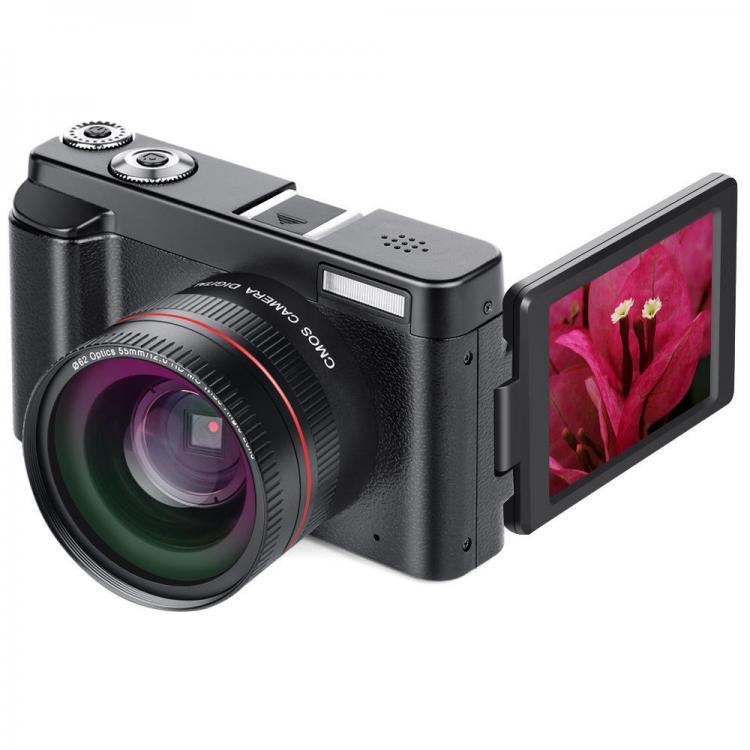 shopping צילום ומצלמות DC101 24MP 16X Zoom Focus 1080P HD 3.0 Inch TFT Screen Digital SLR Camera with Macro Lens