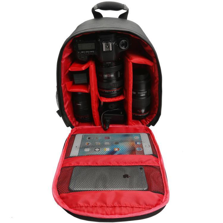 shopping צילום ומצלמות Water-resistant Shockproof Travel Carry Camera Bag Backpack for Canon for Nikon DSLR Camera Tripod Lens Flash