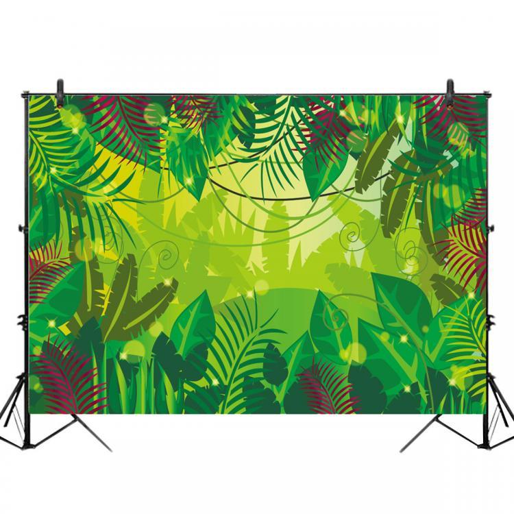 shopping צילום ומצלמות 5x3FT 7x5FT 9x6FT Green Tropical Rain Forest Photography Backdrop Background Studio Prop