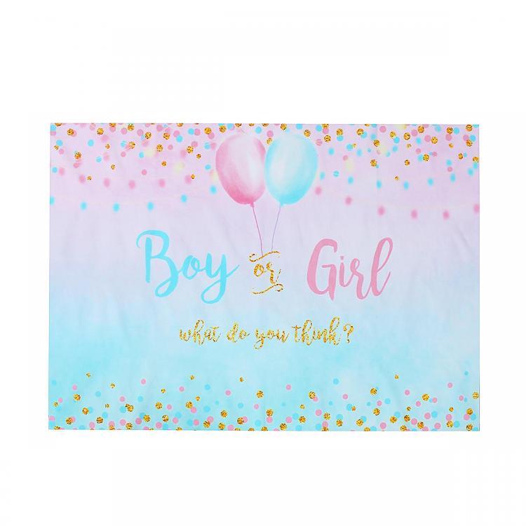 shopping צילום ומצלמות 3x5FT 5x7FT 6x8FT Vinyl Boy or Girl Reveal Photography Backdrop Background Studio Prop