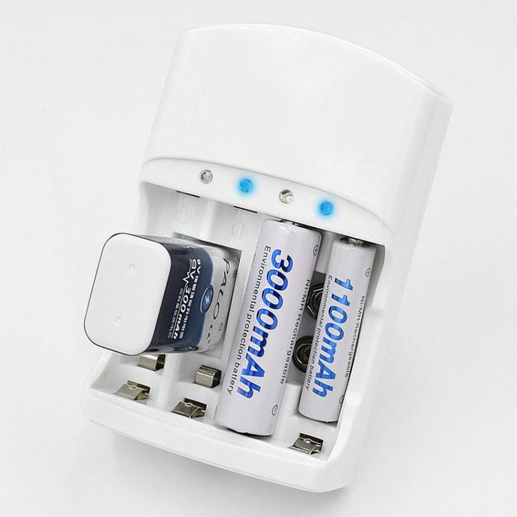 shopping סוללות ומטענים Palo C801N 4 Slot AA AAA 2 Slot 9V NI-CD NI-MH Rechargeable Battery Charger