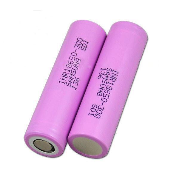 shopping סוללות ומטענים 2PCS INR18650-30Q 3000mah 20A Flat Top Protected Power 18650 Li-ion Battery for Samsung