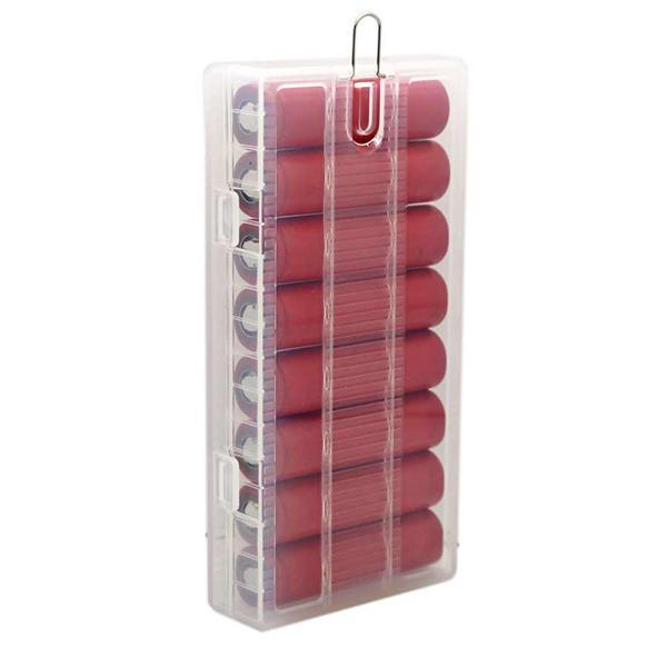 shopping סוללות ומטענים Soshine 8x 18650 Battery Transparent Hard Plastic Storage Case Cover