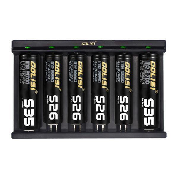 shopping סוללות ומטענים GOLISI Needle 6 5V 2A Smart Fast Battery Charger USB Charging Overcharging Protection