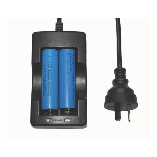 shopping סוללות ומטענים 18650 3.7v Li-ion Rechargeable Battery AU Plug Travel Charger