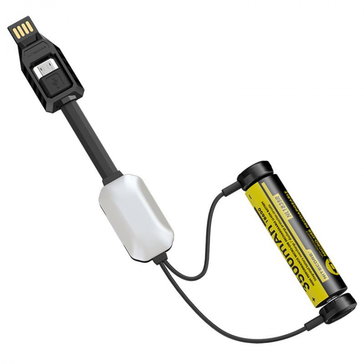 shopping סוללות ומטענים Nitecore LC10 Portable Magnetic USB Battery Charger &amp; Power Bank &amp; Backup Light EDC Flashlight