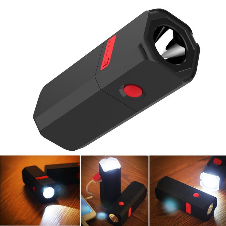 shopping סוללות ומטענים Tuya 2 in 1 10400mAh Power Bank for Phone and Dimming Mini USB LED Flashlight for Reading Outdoor
