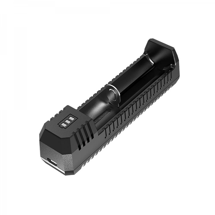 shopping סוללות ומטענים NITECORE UI1 Single-Slot Intelligent USB Lithium-ion Battery Charger For 18650 18350 20700 21700 ETC