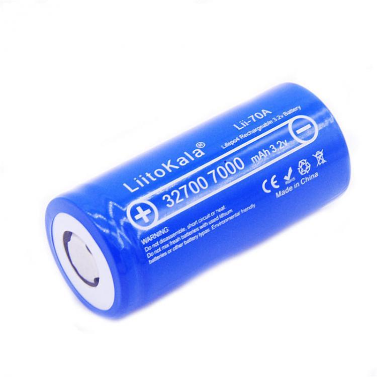 shopping סוללות ומטענים LiitoKala 3.2V 32700 7000mAh Rechargerable Battery