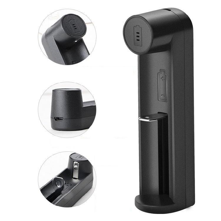 shopping סוללות ומטענים Yonii C1 Single Slot USB Rechargeable Lithium Battery Charger Multi-functional Intelligent Charger for 18650/26650/21700/14500 Bat
