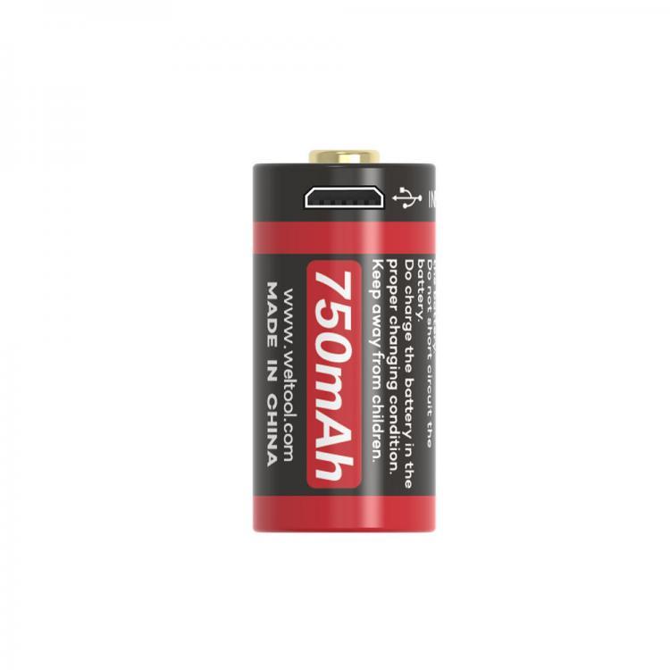 shopping סוללות ומטענים Weltool 1 Pcs UB-123A Battery 750mAh USB Charging Li-ion Battery For Camping Hunting Cycling