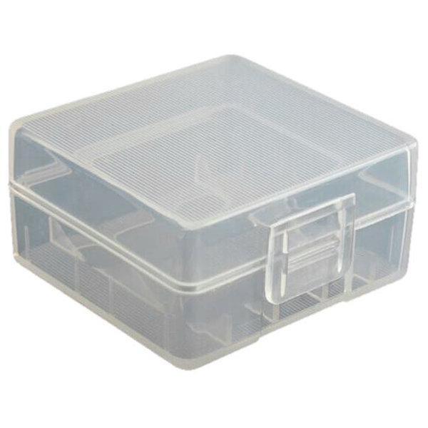 shopping סוללות ומטענים Soshine 2x 18350 Battery Transparent Hard Plastic Storage Case Cover