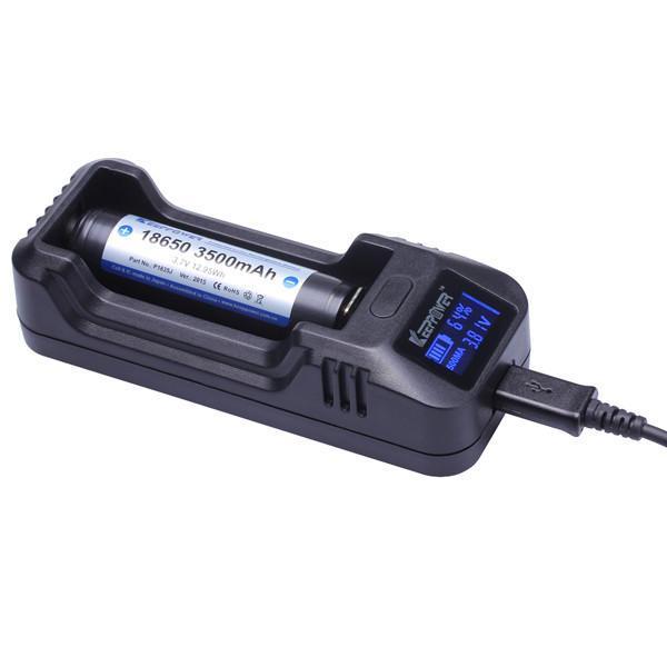 shopping סוללות ומטענים KeepPower L1 LCD Display Intelligent 26650/18650/16340 Battery Charger