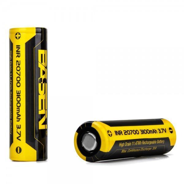 shopping סוללות ומטענים BASEN 1 Pcs 20700 Battery 3100mAh 30A Rechargeable Li-ion Battery For Camping Hunting Cycling
