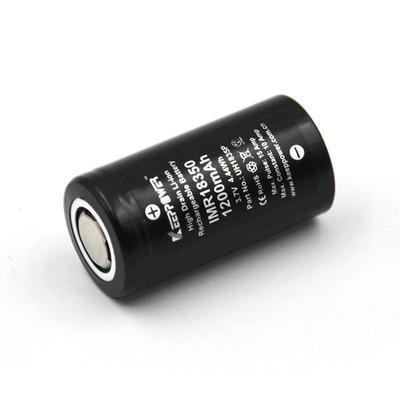 shopping סוללות ומטענים 2Pcs Keeppower IMR18350 10A Discharge 1200mAh Rechargeable 18350 Battery for All Astrolux 18350 Flashlights