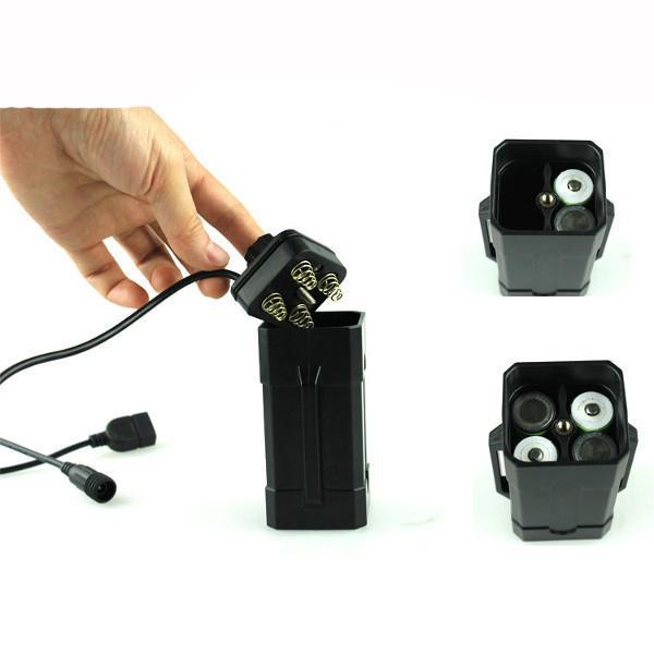 shopping סוללות ומטענים Solarstorm BC-02 4x18650 Rechargeable Battery Case Used For Bike Light