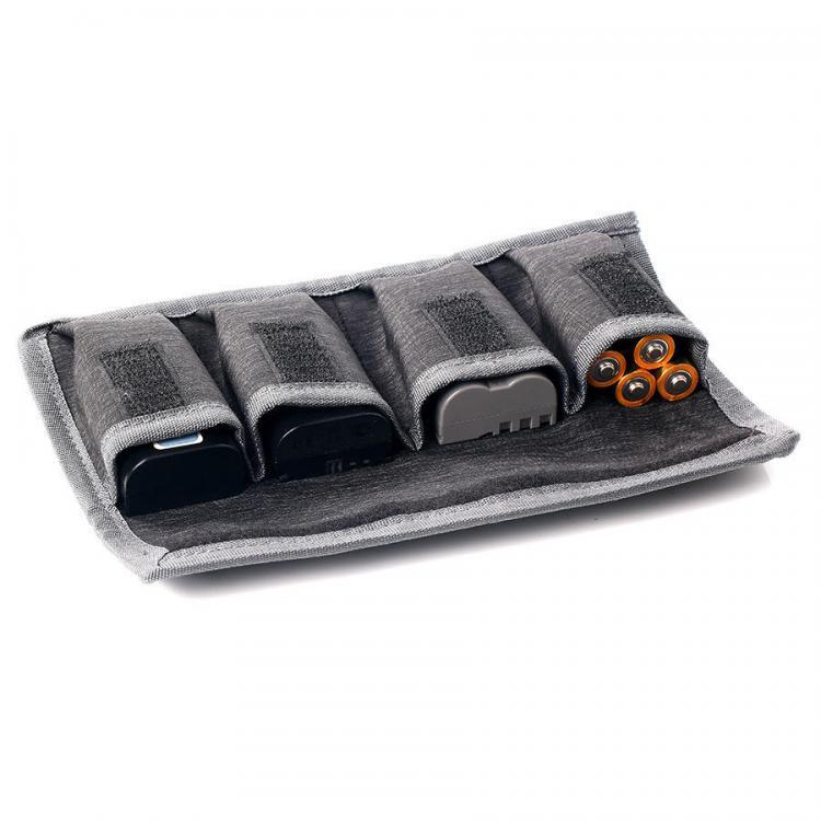 shopping סוללות ומטענים Waterproof Nylon Camera Lithium Li Battery Holder Storage Pockets Pouch Bag