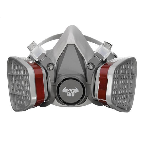 shopping כלים מקצועיים DANIU 6200 N95 Double Gas Mask Protection Filter Chemical Half Face Respirator Mask