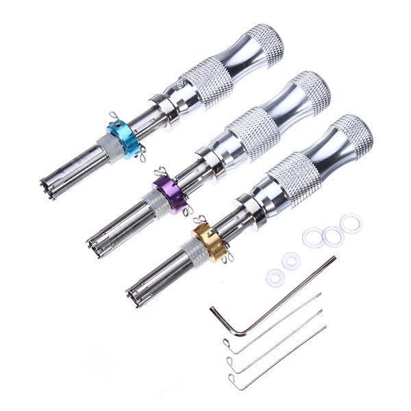 shopping כלים מקצועיים DANIU 3Pcs Tubular 7 Pins Lock Pick Tool Locksmith Tool Lock Pick Set
