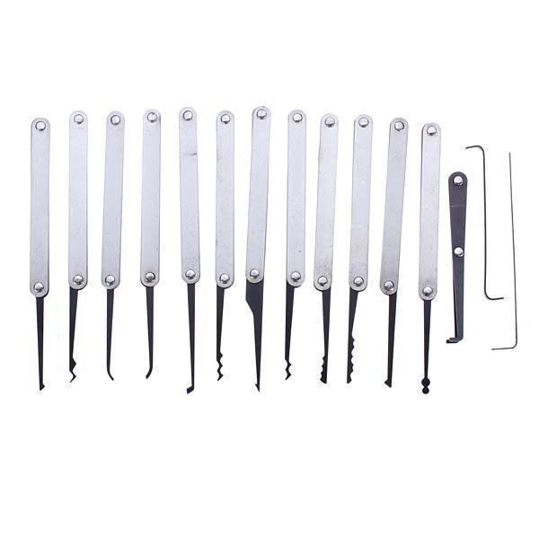 shopping כלים מקצועיים DANIU 15 In 1 Stainless Steel Hook Lock Pick Set Locksmith tool