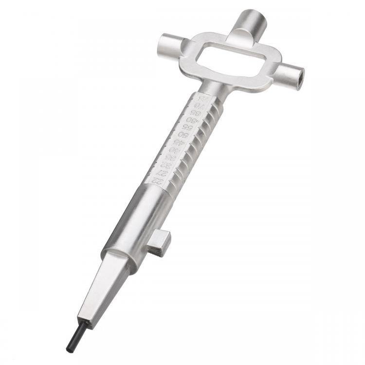 shopping כלים מקצועיים Sliver Locksmith Tool Multi Purpose Cylinder Gauge Cam Turner Spindle Turner