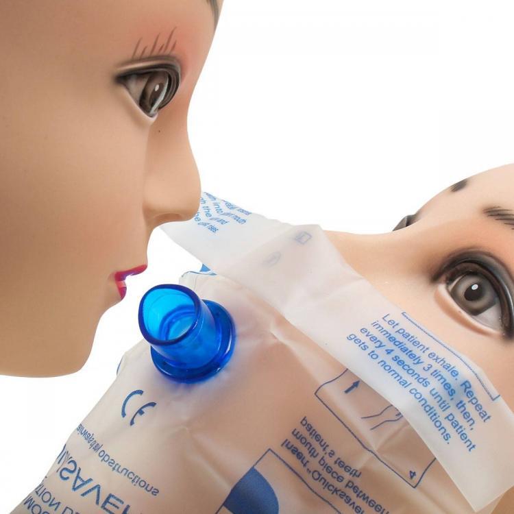 shopping כלים מקצועיים CPR Resuscitation Mouth To Mouth Respirator Face Shield Mask With One Way Valve