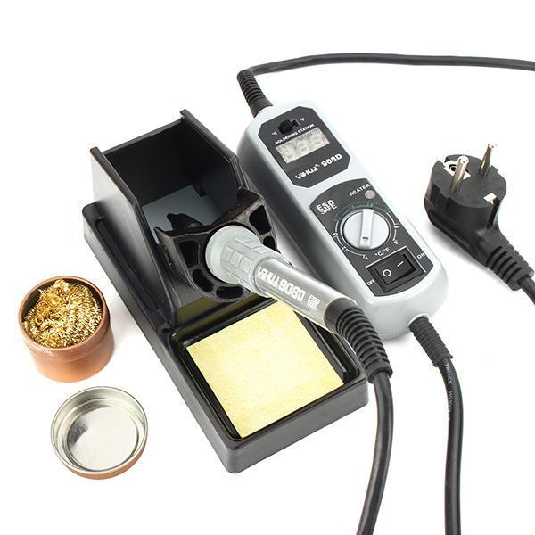 shopping כלים מקצועיים YIHUA 908D 220V 60W LED Digital Display Soldering Station Soldering Iron Kit Upgraded Version