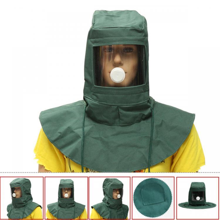 shopping כלים מקצועיים Blasting Hood Sand Abrasive Grit Shot Sandblaster Mask Dust Protective Tool