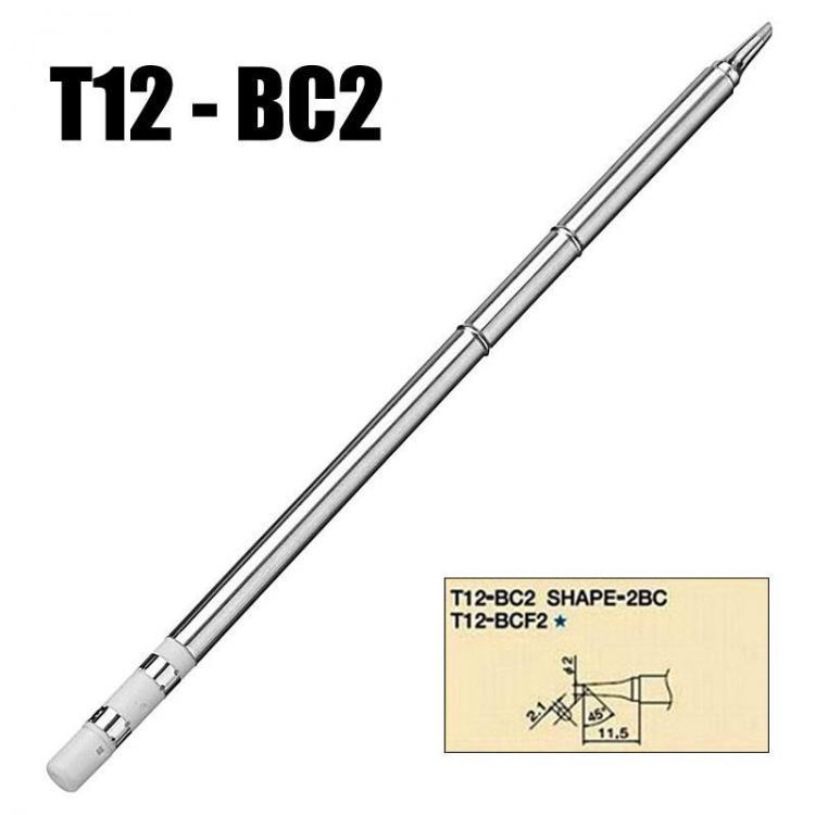 shopping כלים מקצועיים T12-BC2 Iron Tips for Hakko Soldering Rework Station FX-951 FX-952