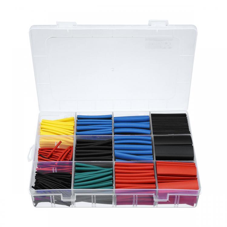 shopping כלים מקצועיים 560Pcs 11 Sizes Heat Shrink Tubing Tube Wire Cable Insulation Sleeving Kit 1mm/1.5mm/2mm/2.5mm/3.5mm/4mm/5mm/6mm/7mm/10mm/13mm