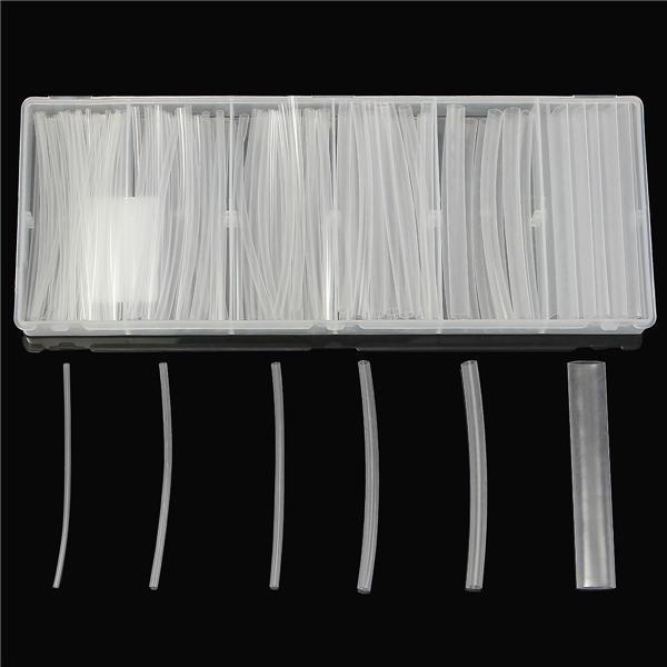shopping כלים מקצועיים 150Pcs Transparent Polyolefin 2:1 Halogen-Free Heat Shrink Tubing Kit 6 Sizes