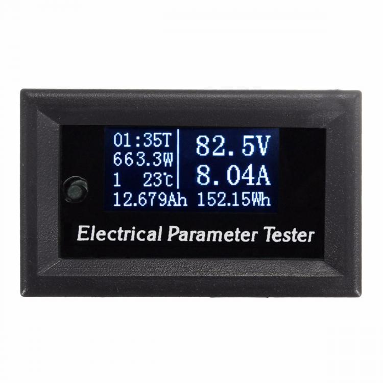 shopping כלים מקצועיים 100V 10A DC Combo Meter Volt Amp Power Watt Capacity Panel Meter Monitor for Oled