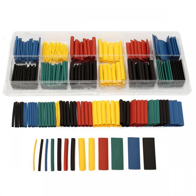 shopping כלים מקצועיים 280pcs Assortment Ratio 2:1 Heat Shrink Tubing Tube Sleeving Wrap Kit with Box