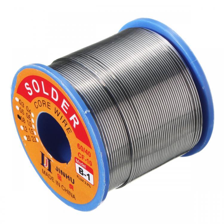 shopping כלים מקצועיים 400g 60/40 Tin Lead 1.8-2.2% Flux 0.8mm Dia Soldering Solder Wire Reel